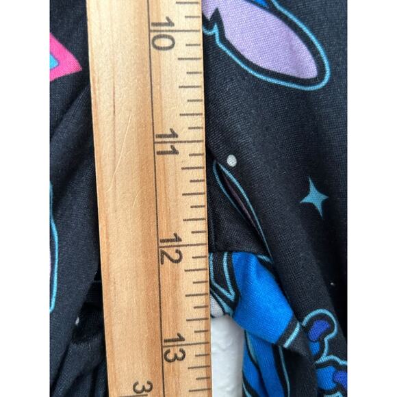 Disney Stitch Spaced Out Sleepwear Women's Size S Black Pajama Pants Loungewear - Picture 7 of 9